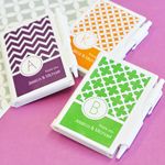 MOD Pattern Monogram Notebook Favors