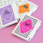 Personalized Birthday Notebook Favors