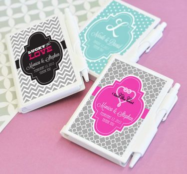 Personalized Theme Notebook Favors