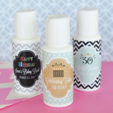 Personalized Birthday Sunscreen