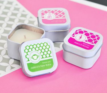 MOD Pattern Baby Square Candle Tins