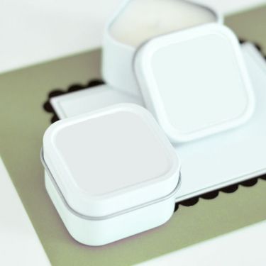 DIY Blank Square Candle Tins