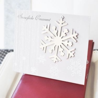 Silver Snowflake Ornament