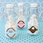 Personalized Baby Shower Mini Glass Bottles