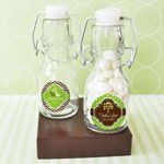 Personalized Fall Mini Glass Bottles
