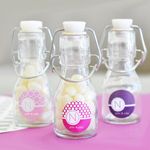 MOD Pattern Monogram Mini Glass Bottles