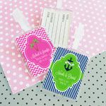 Personalized Theme Acrylic Luggage Tags