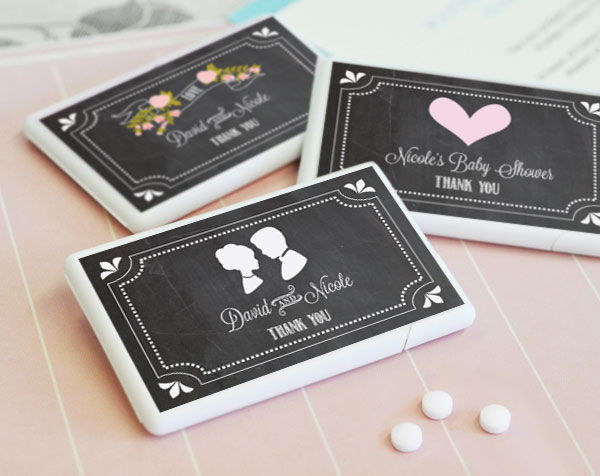 Chalkboard Wedding Favors