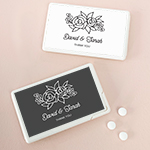 Floral Silhouette Mini Mint Favors