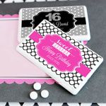 Personalized Sweet 16 or 15 Mini Mint Favors