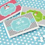Personalized Winter Mini Mint Favors