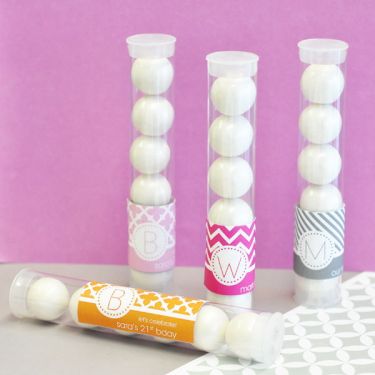 MOD Pattern Monogram Candy Tubes