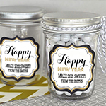 Personalized New Years Eve Party Mini Mason Jars