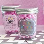 Personalized Birthday Mini Mason Jars