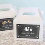 Chalkboard Baby Shower Personalized Mini Gable Boxes (set of 12)