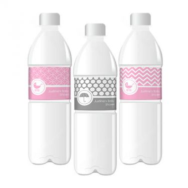 MOD Pattern Baby Water Bottle Labels