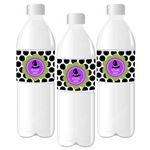 Personalized Spooky Halloween Water Bottle Labels
