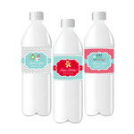 Personalized Winter Water Bottle Labels
