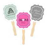 Personalized Paddle Fans - Wedding