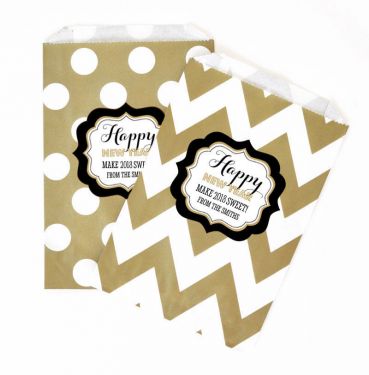 Personalized New Years Eve Party Goodie Bags (Set of 12)