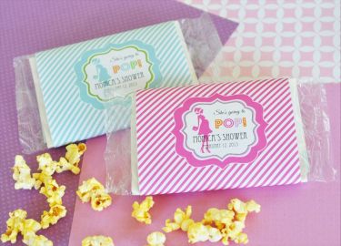 "She's going to POP" Microwave Popcorn Bags