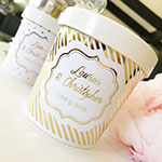 Custom Mini Ice Cream Containers - Metallic Foil