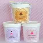 Personalized MOD Kid's Birthday Mini Ice Cream Containers