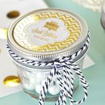 Personalized Metallic Foil Small 4 oz Mason Jars - Birthday