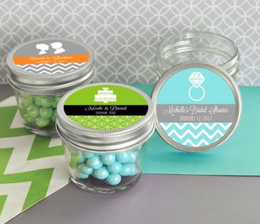 MOD Pattern Theme Small 4 oz Mason Jars