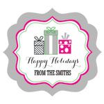 Personalized Holiday Party Frame Labels