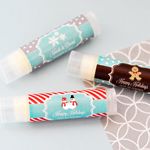 Personalized Winter Lip Balm Tubes