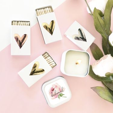 Heart Match Boxes (set of 6)