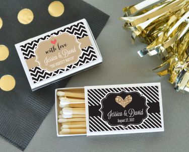 Personalized Theme Match Boxes (set of 50)