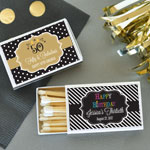 Personalized Birthday Match Boxes (set of 50)