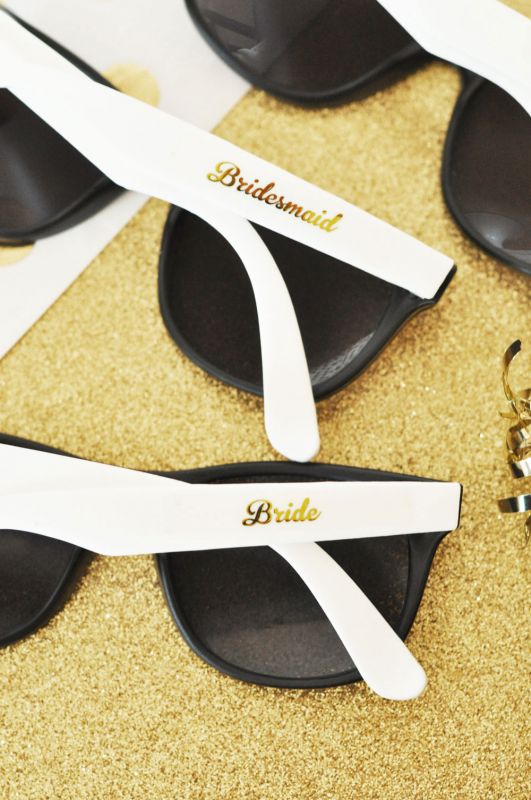 Bridesmaid sunglasses set deals