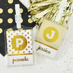 Custom Metallic Foil Luggage Tags