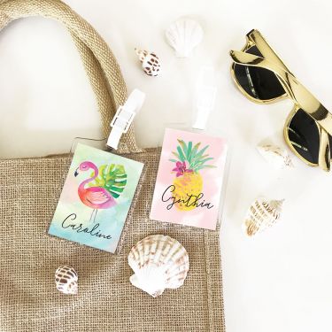 Tropical Beach Luggage Tags