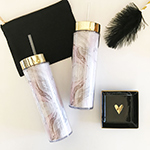 Blank Pink Marble Tall Tumblers