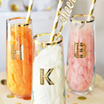 Monogram Stemless Glass