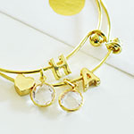 Gold Monogram Bracelets