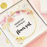 Child's Gold Monogram Bracelet