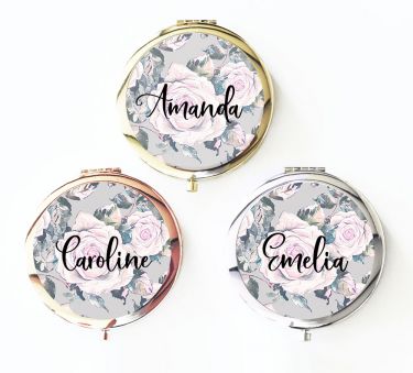 Personalized Rose Garden Compacts