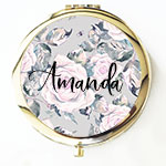 Personalized Rose Garden Compacts