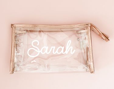 Custom Metallic Cosmetic Bags