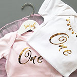 First Birthday Baby Bodysuit