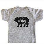 Rustic Baby Shower Bodysuit