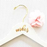 Personalized Bridesmaid Hanger