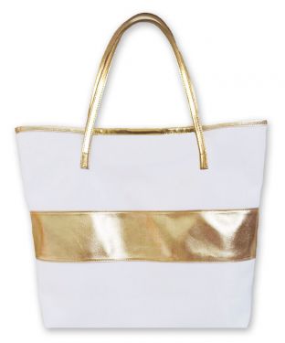 Blank Gold Stripe Bags