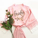 Bridal Party Cotton Lace Robes