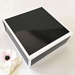 Blank  Black & White Gift Boxes